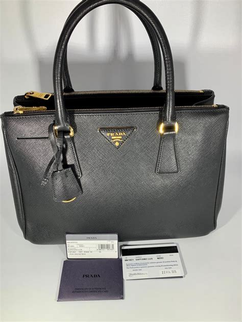 prada saffiano small double zip